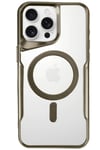 Mey İthalat®  iPhone 16 Pro Max Kılıf Boyi Magsafe Silikon Kapak - Çöl Titanyum