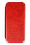 Mey İthalat®  iPhone 16 Pro Max Kılıf Flip Cover - Kırmızı