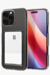 Mey İthalat®  iPhone 16 Pro Max Kılıf Kart Şeffaf Silikon - Şeffaf