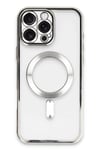 Mey İthalat®  iPhone 16 Pro Max Kılıf Kross Magneticsafe Kapak - Gümüş