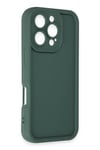 Mey İthalat®  iPhone 16 Pro Max Kılıf Viera Silikon - Koyu Yeşil