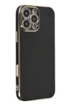 Mey İthalat®  iPhone 16 Pro Max Kılıf Volet Silikon - Siyah