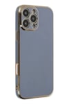 Mey İthalat®  iPhone 16 Pro Max Kılıf Volet Silikon - Mavi