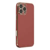 Mey İthalat®  iPhone 16 Pro Max Kılıf Volet Silikon - Kırmızı