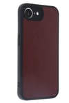 Mey İthalat®  iPhone 16E Kılıf Aras Deri Kapak - Bordo