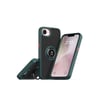 Mey İthalat®  iPhone 16E Kılıf Montreal Yüzüklü Silikon Kapak - Yeşil