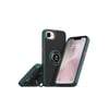 Mey İthalat®  iPhone 16E Kılıf Montreal Yüzüklü Silikon Kapak - Yeşil