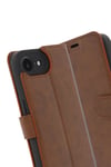 Mey İthalat®  iPhone 16E Kılıf Trend S Plus Kapaklı Kılıf - Taba