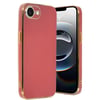 Mey İthalat®  iPhone 16E Kılıf Volet Silikon - Kırmızı