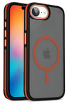 Mey İthalat®  iPhone 16E Winner Magsafe Kapak - Turuncu