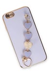 Mey İthalat®  iPhone 6 Kılıf Esila Silikon - Lila