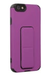 Mey İthalat®  iPhone 6 Kılıf Mega Standlı Silikon - Mor