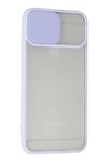 Mey İthalat®  iPhone 6 Kılıf Palm Buzlu Kamera Sürgülü Silikon - Lila