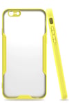 Mey İthalat®  iPhone 6 Kılıf Platin Silikon - Sarı