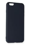 Mey İthalat®  iPhone 6 Plus Kılıf Nano içi Kadife Silikon - Lacivert