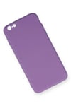 Mey İthalat®  iPhone 6 Plus Kılıf Nano içi Kadife Silikon - Mor