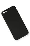 Mey İthalat®  iPhone 6 Plus Kılıf Nano içi Kadife Silikon - Siyah