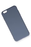 Mey İthalat®  iPhone 6 Plus Kılıf Nano içi Kadife Silikon - Gri