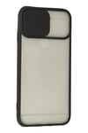 Mey İthalat®  iPhone 6 Plus Kılıf Palm Buzlu Kamera Sürgülü Silikon - Siyah
