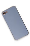Mey İthalat®  iPhone 7 Kılıf Volet Silikon - Mavi