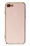 Mey İthalat®  iPhone 7 Kılıf Volet Silikon - Pembe