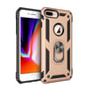 Mey İthalat®  iPhone 7 Plus Kılıf Sofya Yüzüklü Silikon Kapak - Gold