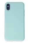 Mey İthalat®  iPhone X Kılıf First Silikon - Turkuaz