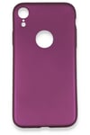 Mey İthalat®  iPhone XR Kılıf First Silikon - Mürdüm