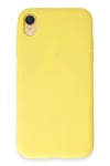 Mey İthalat®  iPhone XR Kılıf First Silikon - Sarı