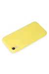 Mey İthalat®  iPhone XR Kılıf First Silikon - Sarı