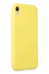 Mey İthalat®  iPhone XR Kılıf First Silikon - Sarı