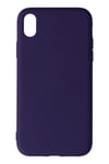 Mey İthalat®  iPhone XR Kılıf Nano içi Kadife Silikon - Mor