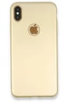 Mey İthalat®  iPhone XS Max Kılıf First Silikon - Gold
