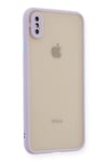 Mey İthalat®  iPhone XS Max Kılıf Montreal Silikon Kapak - Mor