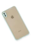 Mey İthalat®  iPhone XS Max Kılıf Montreal Silikon Kapak - Turkuaz