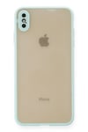 Mey İthalat®  iPhone XS Max Kılıf Montreal Silikon Kapak - Turkuaz