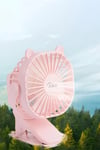 Mey İthalat®  JS03 Masaüstü Soğutma Fanı - Pembe