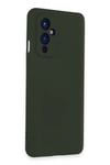 Mey İthalat®  One Plus 9 Kılıf Nano içi Kadife Silikon - Koyu Yeşil