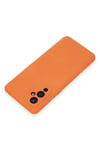 Mey İthalat®  One Plus 9 Kılıf Nano içi Kadife Silikon - Turuncu