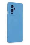 Mey İthalat®  One Plus 9 Kılıf Nano içi Kadife Silikon - Mavi