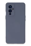 Mey İthalat®  One Plus 9 Kılıf Nano içi Kadife Silikon - Gri