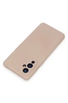 Mey İthalat®  One Plus 9 Kılıf Nano içi Kadife Silikon - Pudra