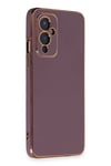 Mey İthalat®  One Plus 9 Kılıf Volet Silikon - Mor