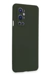 Mey İthalat®  One Plus 9 Pro Kılıf Nano içi Kadife Silikon - Koyu Yeşil