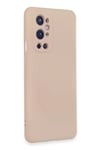 Mey İthalat®  One Plus 9 Pro Kılıf Nano içi Kadife Silikon - Pudra