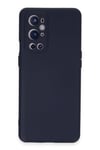 Mey İthalat®  One Plus 9 Pro Kılıf Nano içi Kadife Silikon - Lacivert