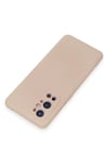 Mey İthalat®  One Plus 9 Pro Kılıf Nano içi Kadife Silikon - Pudra