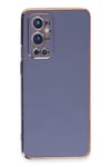 Mey İthalat®  One Plus 9 Pro Kılıf Volet Silikon - Mavi