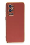 Mey İthalat®  One Plus 9 Pro Kılıf Volet Silikon - Kırmızı