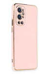 Mey İthalat®  One Plus 9 Pro Kılıf Volet Silikon - Pembe